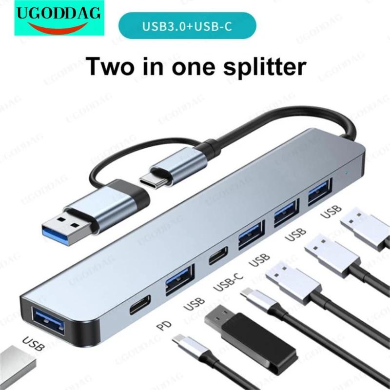 USB 3.0 C Ÿ ŷ ̼ USB-C , 4 Ʈ USB 2.0 , PD TF ī USB  ̼, ޴ ʽ  